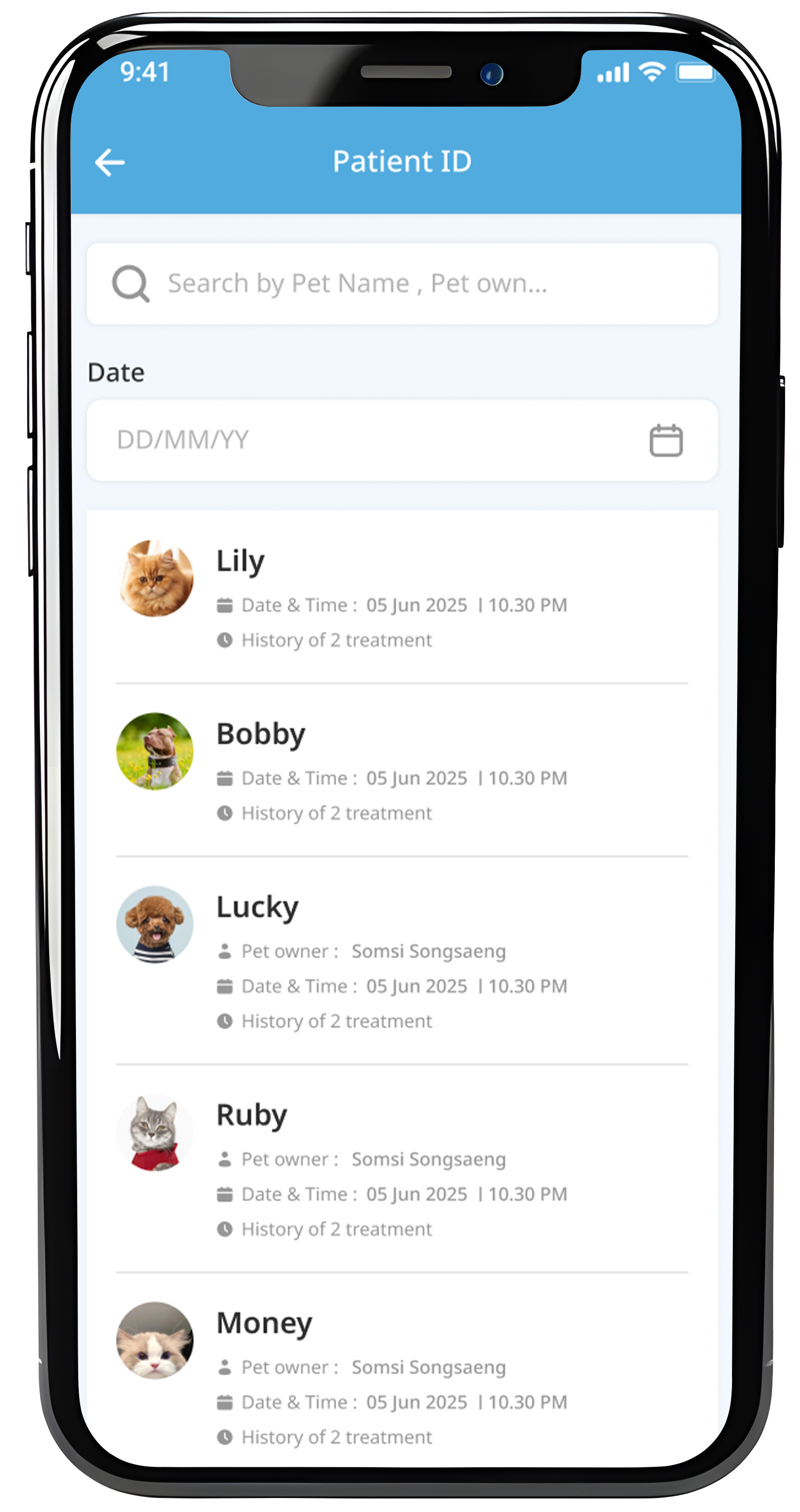AnyVet App center screen