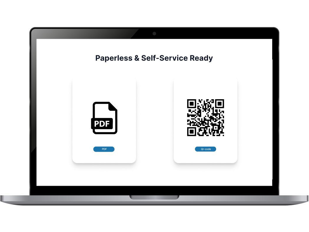 Digital documents and QR code