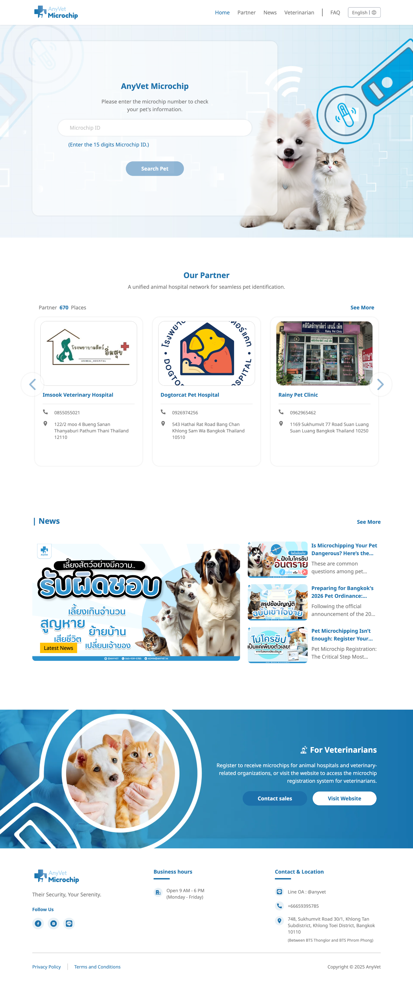 AnyVet Microchip System